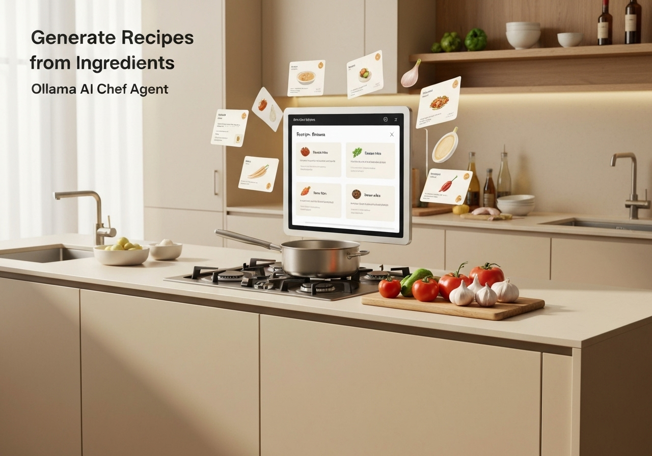 ИИ агент: Генерация рецептов на основе ингредиентов с Ollama AI