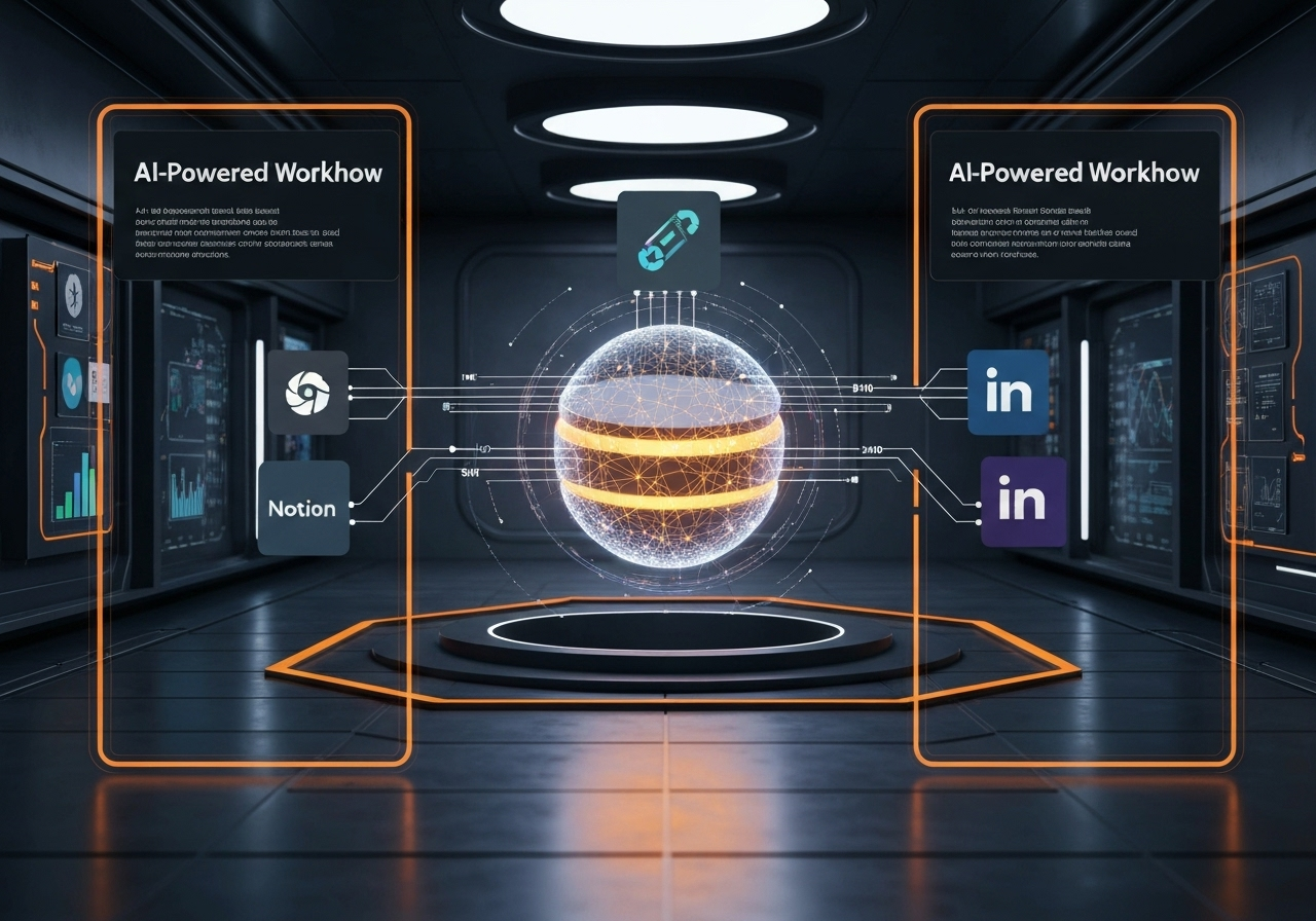 ИИ агент: Автоматическая документация и продвижение проектов в Notion и LinkedIn