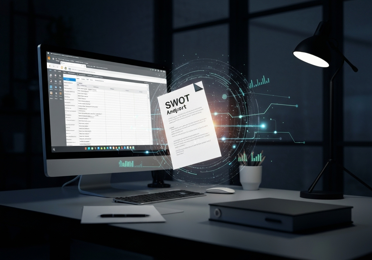 ИИ агент: Быстрое создание профессиональных SWOT-отчетов в PDF