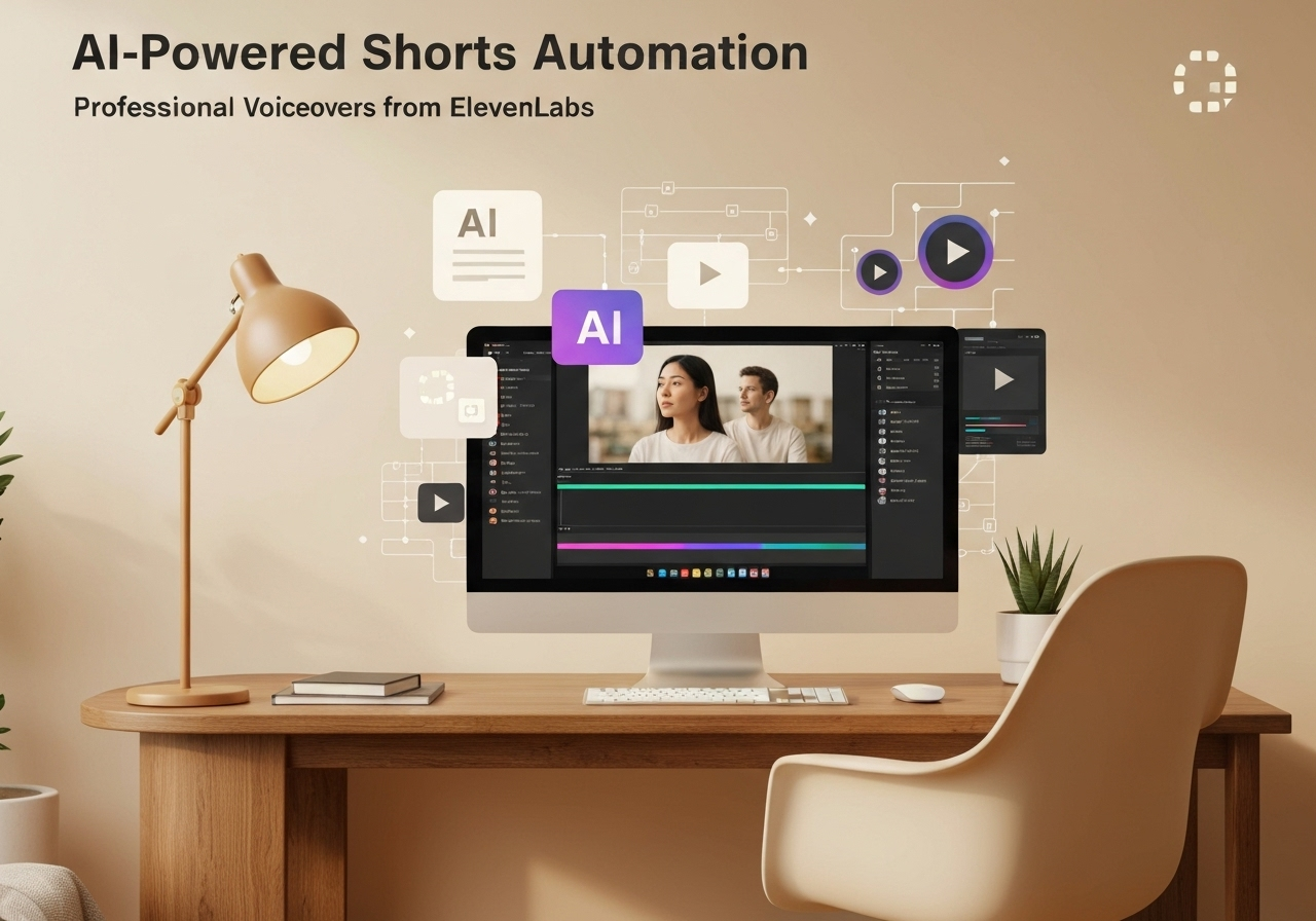ИИ агент: Создание и публикация YouTube Shorts с AI-голосом и видеоэффектами