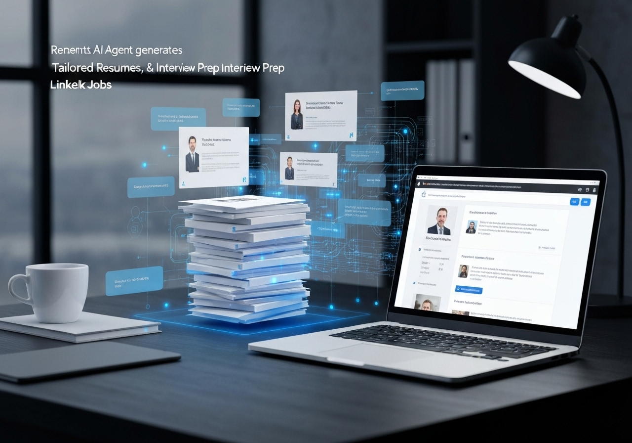 ИИ агент: Создание адаптированных резюме, сопроводительных писем и подготовки к интервью
