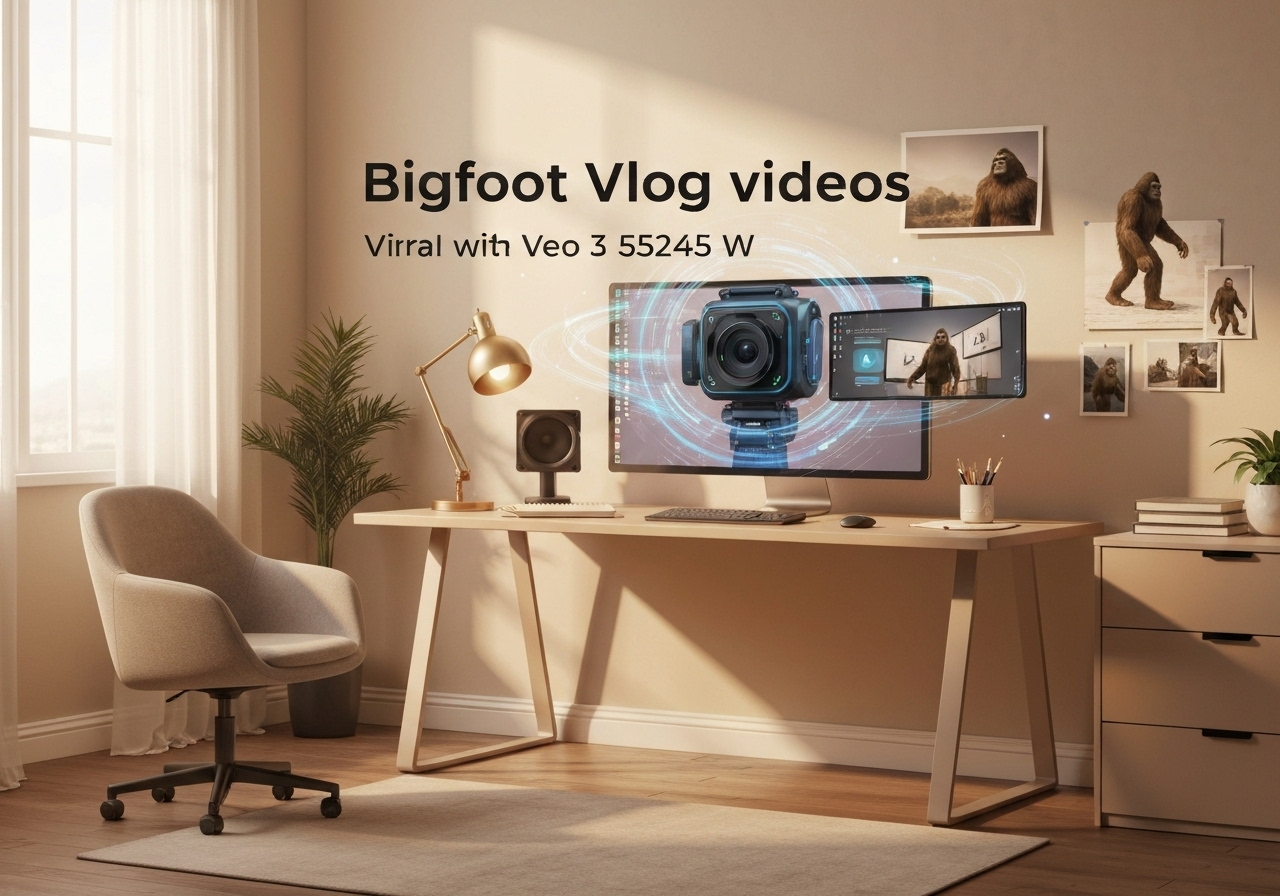 ИИ агент: Создание вирусных видеоблогов с персонажем Bigfoot