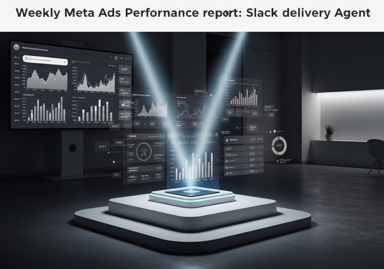 ИИ агент: Еженедельный анализ и отчёты по рекламе Meta с доставкой в Slack