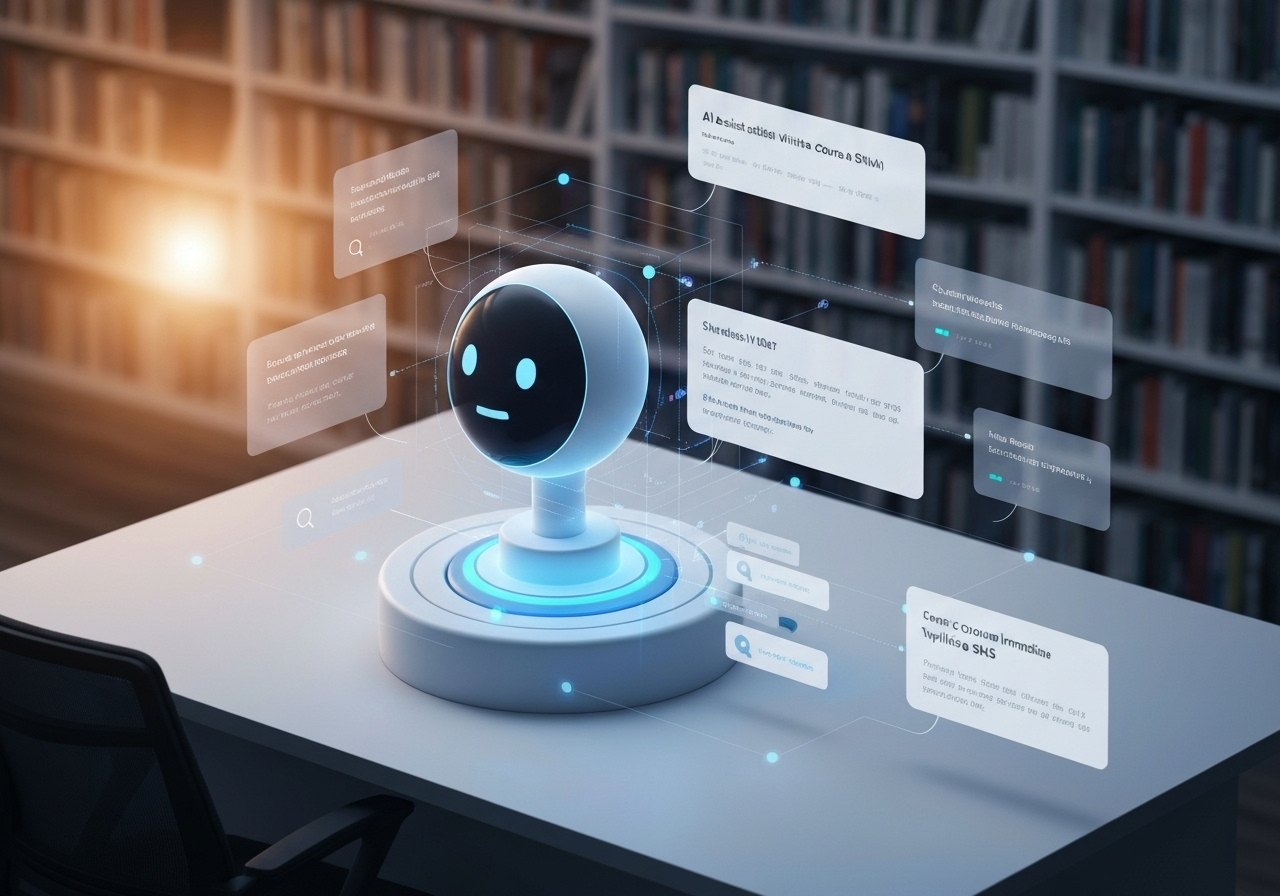 ИИ агент: Ответы на запросы о курсах через SMS