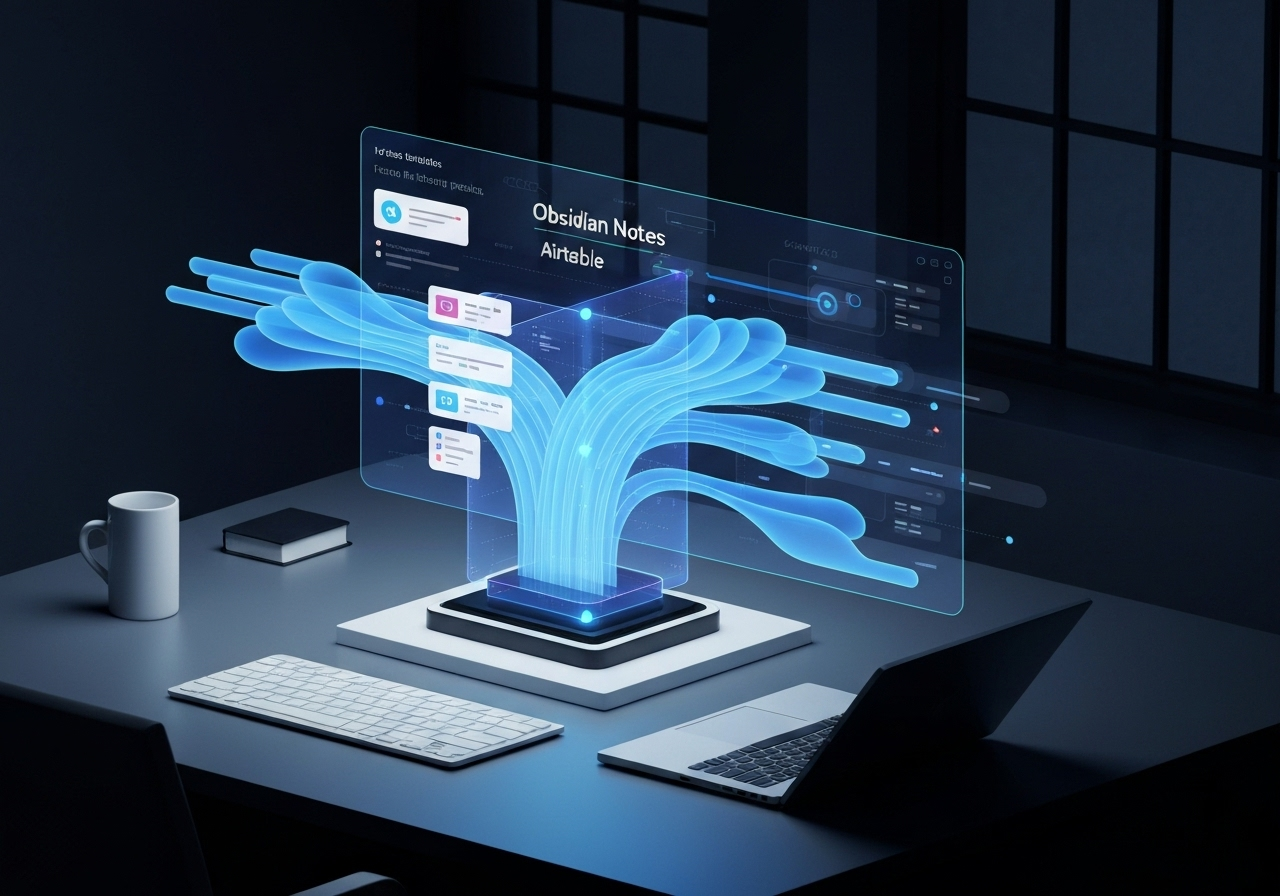 ИИ агент: Быстрый поиск данных из Airtable в заметках Obsidian