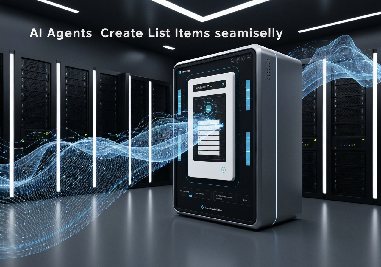 ИИ агент: Создание списков и элементов с LoneScale Tool MCP Server