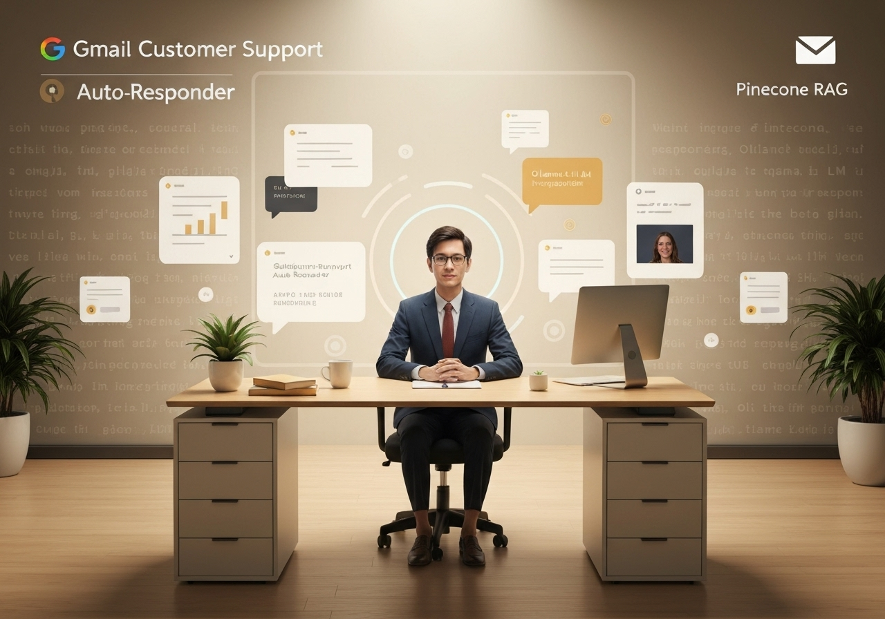 ИИ агент: Автоматический интеллектуальный ответ на письма поддержки в Gmail