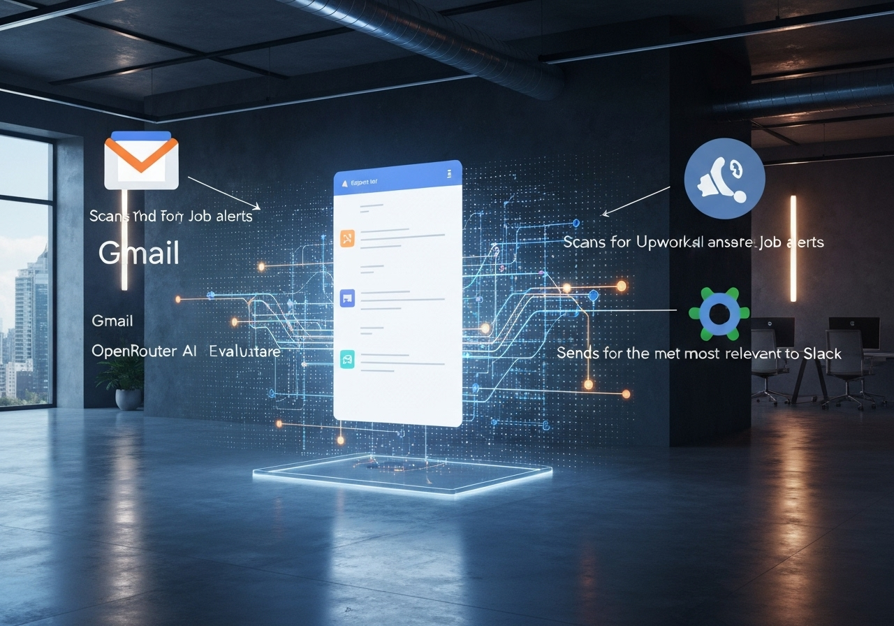 ИИ агент: Автоматический отбор и уведомление о релевантных вакансиях Upwork в Slack