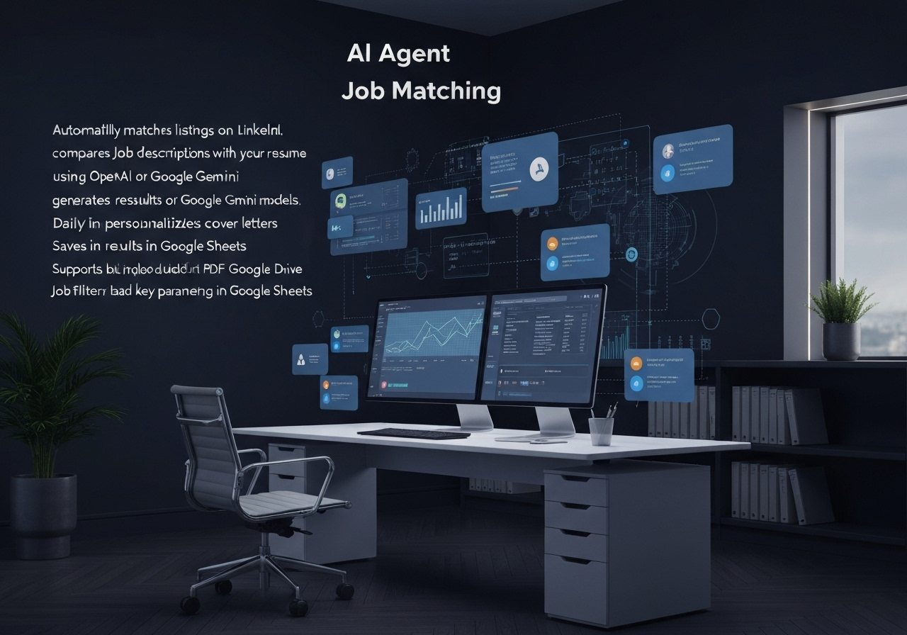 ИИ агент: Автоматический подбор вакансий и генерация сопроводительных писем с уведомлениями
