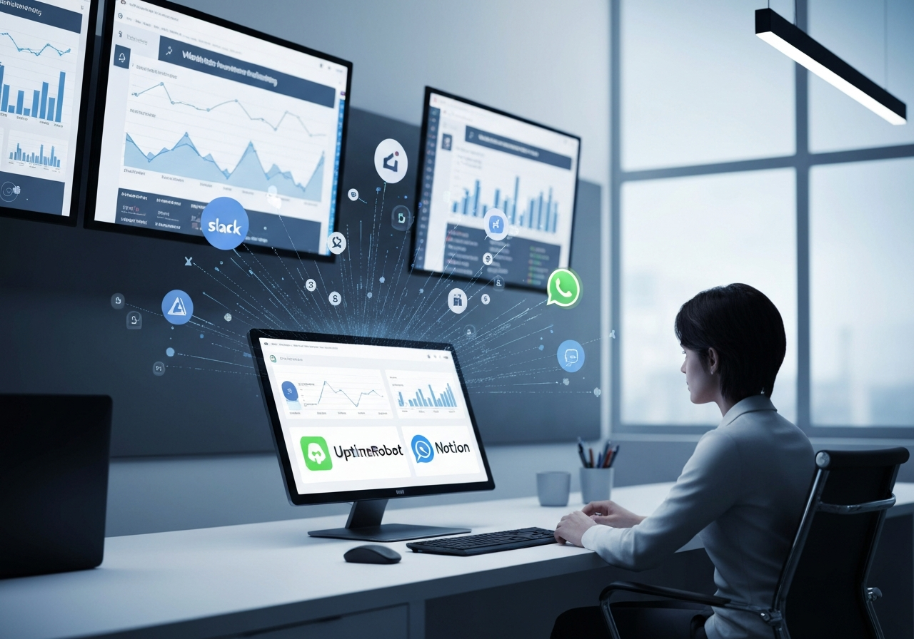 ИИ агент: Оповещает команду и создаёт задачи при падении сайта