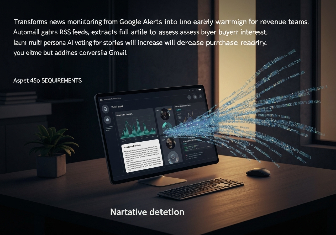 ИИ агент: Раннее предупреждение по медийным сигналам для продаж