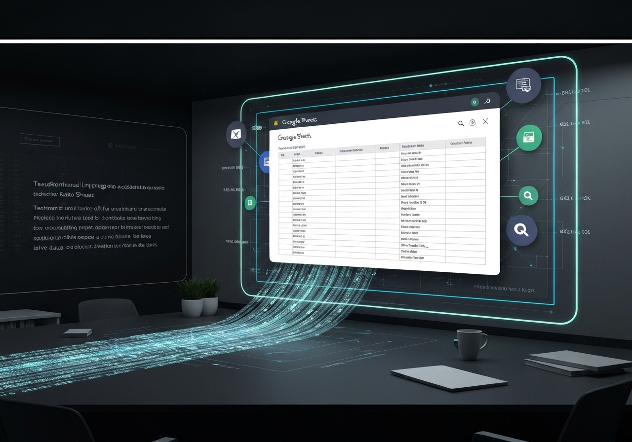 ИИ агент: Преобразует вопросы в SQL-запросы для Google Sheets