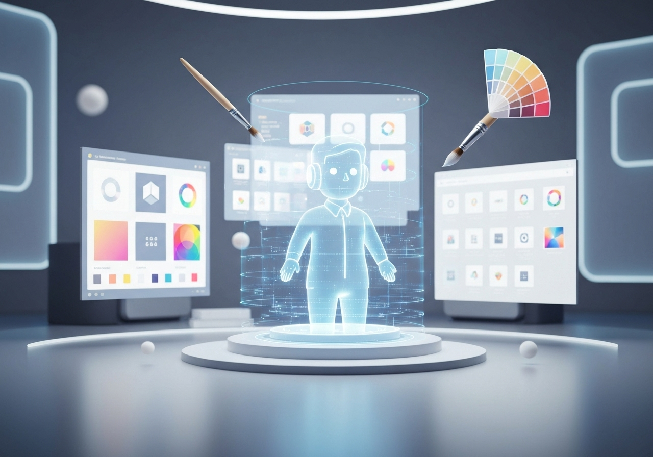 ИИ агент: Быстрое создание логотипов, гайдов и визуалов по запросу