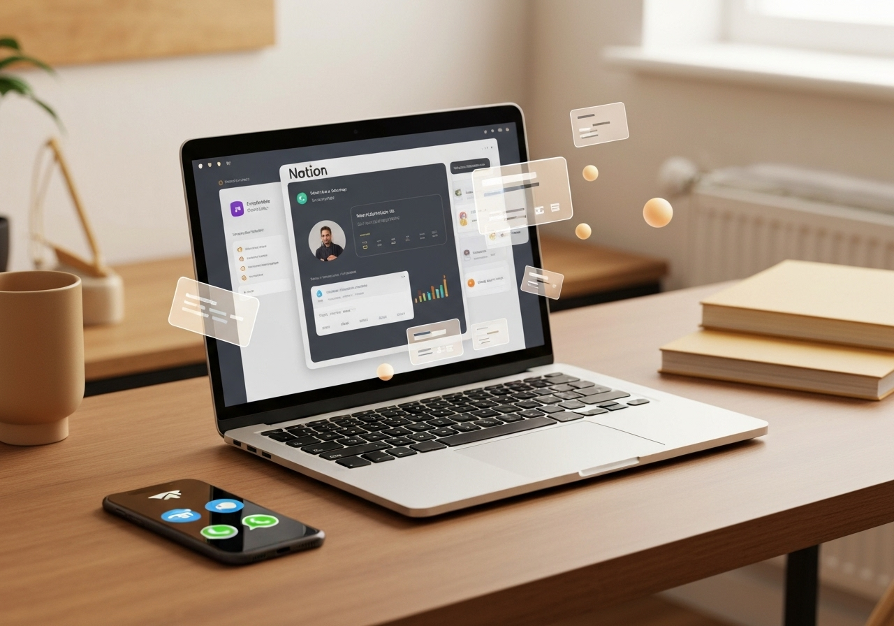 ИИ агент: Быстрые ответы по личным финансам из Notion в Telegram и WhatsApp