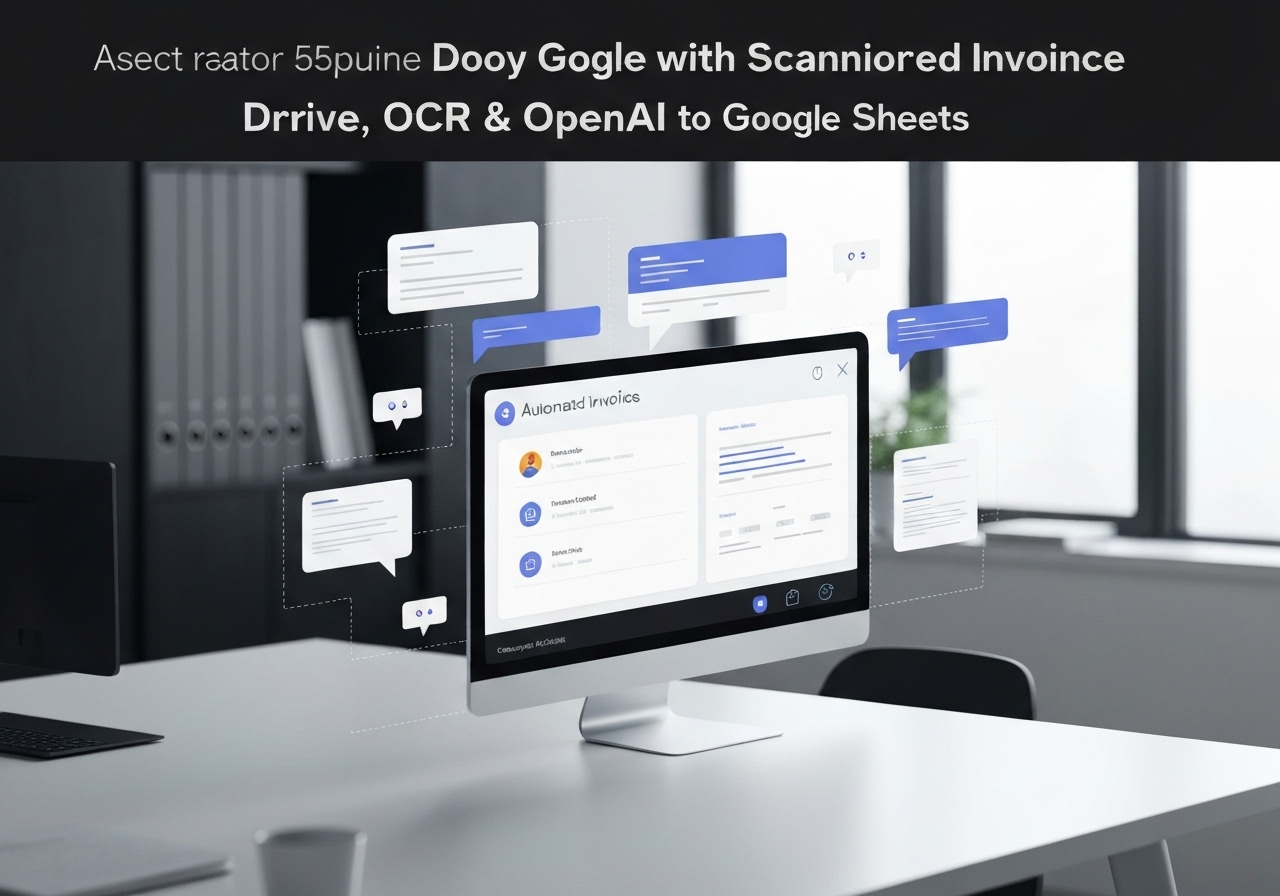 ИИ агент: Обработка сканированных счетов и загрузка данных в таблицы