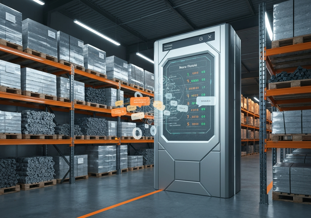 ИИ агент: Управление запасами сырья с контролем выдач и email-оповещениями