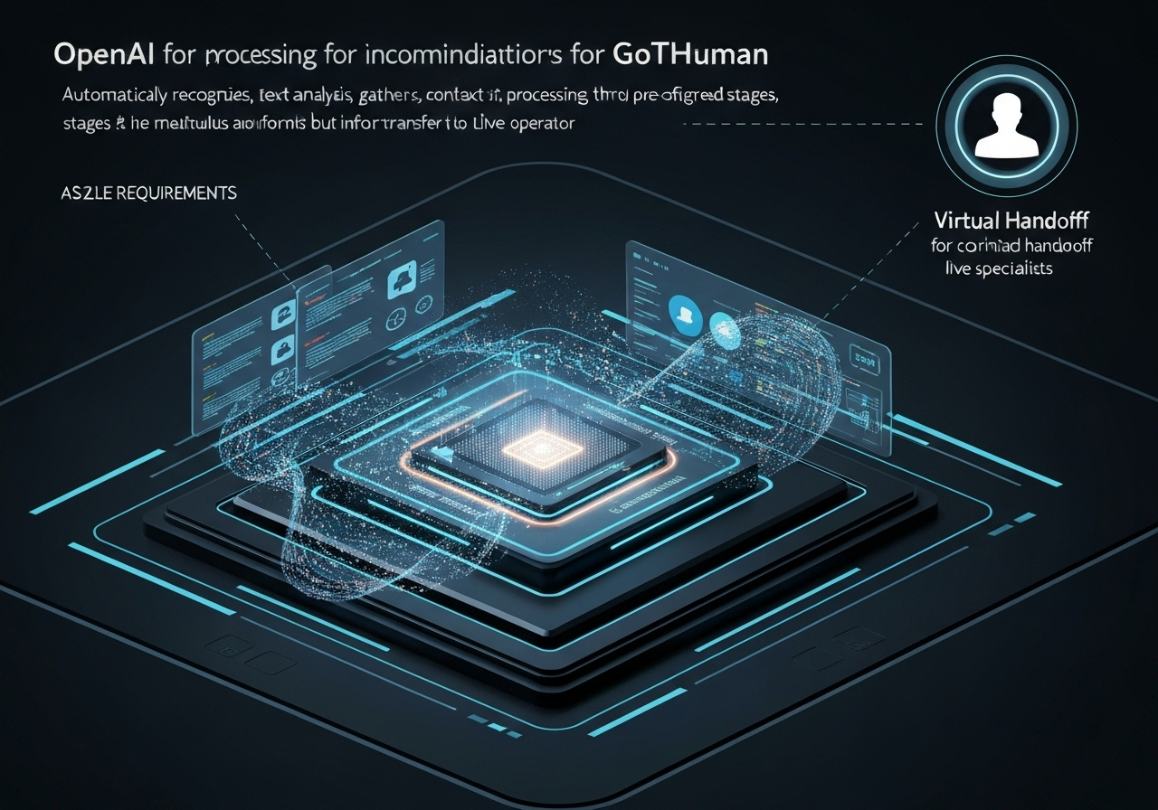 ИИ агент: Интеллектуальная поддержка задач с передачей живому оператору