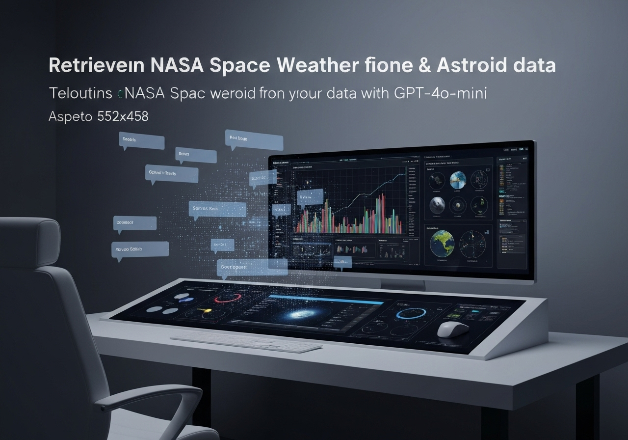 ИИ агент: Доставка обработанных данных NASA о космической погоде и астероидах в Telegram