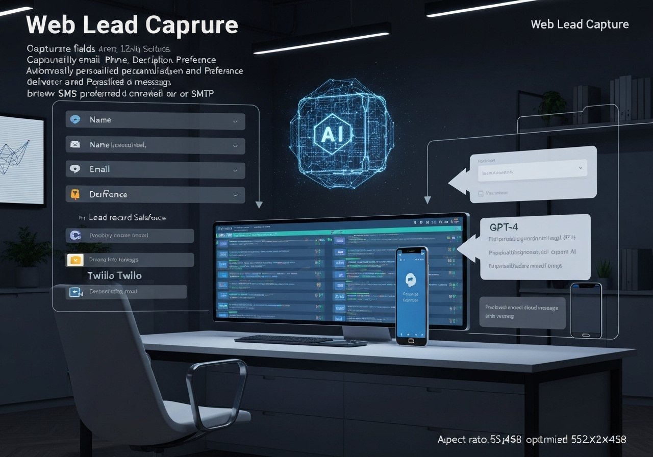 ИИ агент: Захват лидов и персональные сообщения в Salesforce