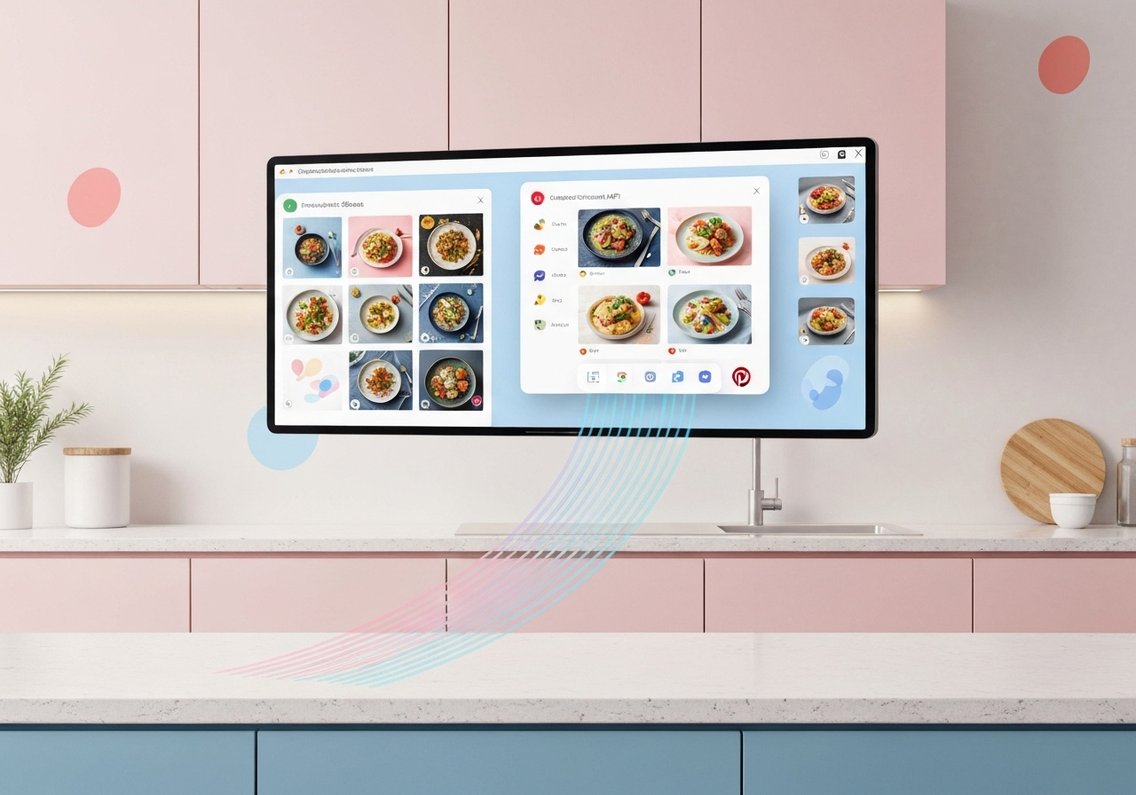 ИИ агент: Публикация фото еды в Pinterest с AI-подписями