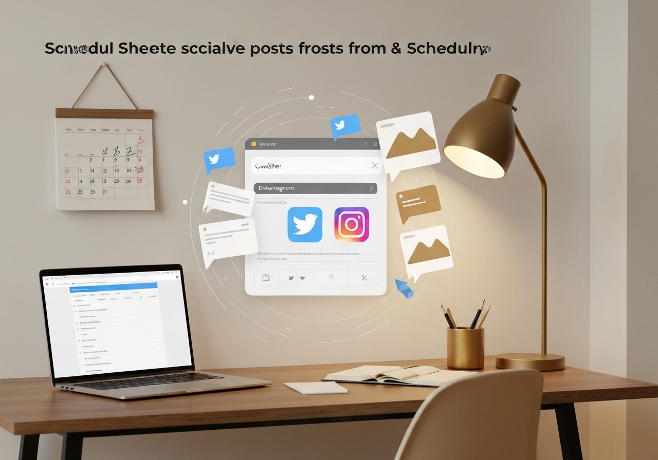 ИИ агент: Планирование публикаций из Google Sheets в Twitter и Instagram