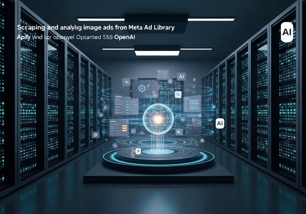 ИИ агент: Сбор и коммерческий анализ изображений объявлений Meta