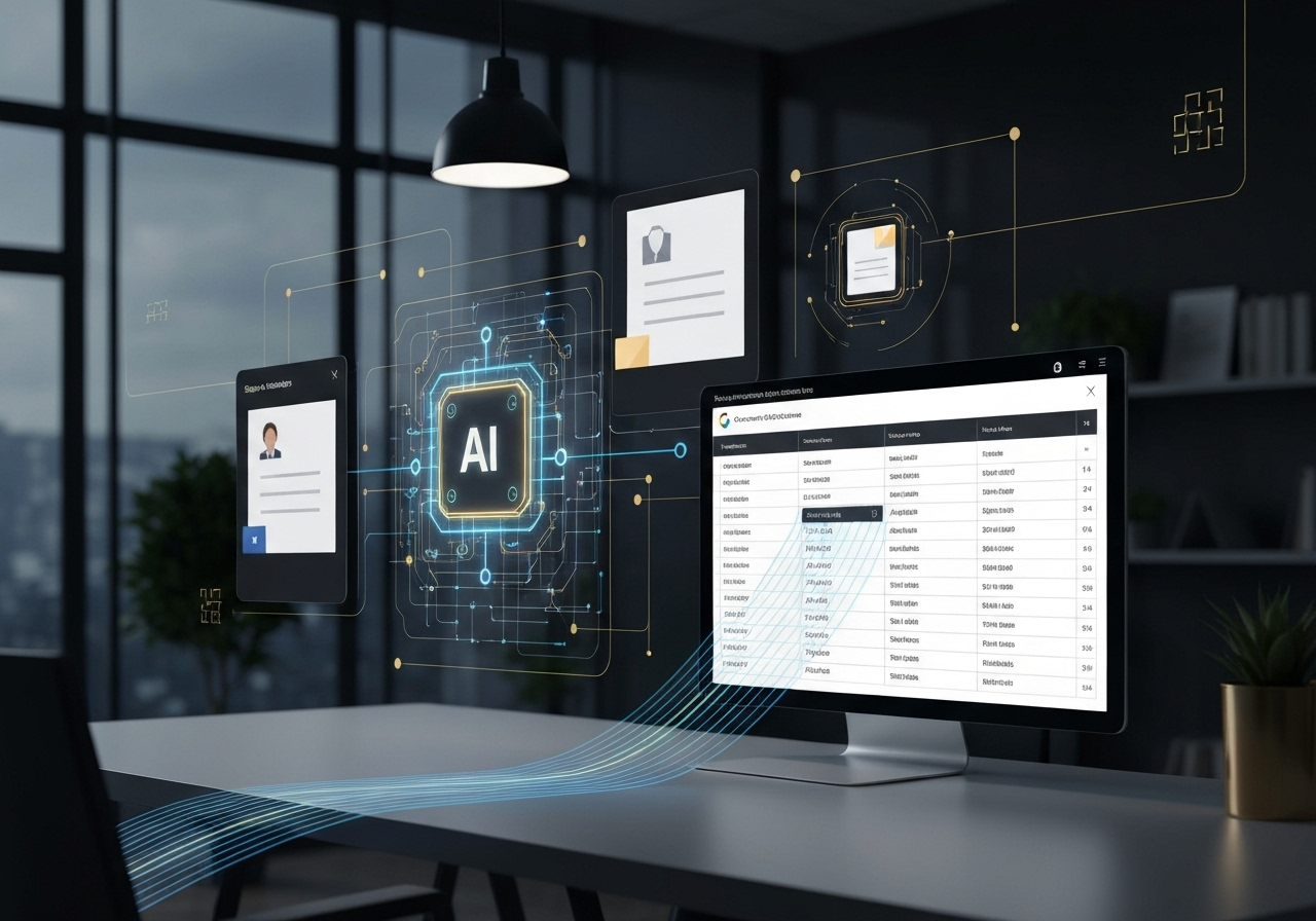 ИИ агент: Сканирование и оценка резюме из Gmail в Google Sheets