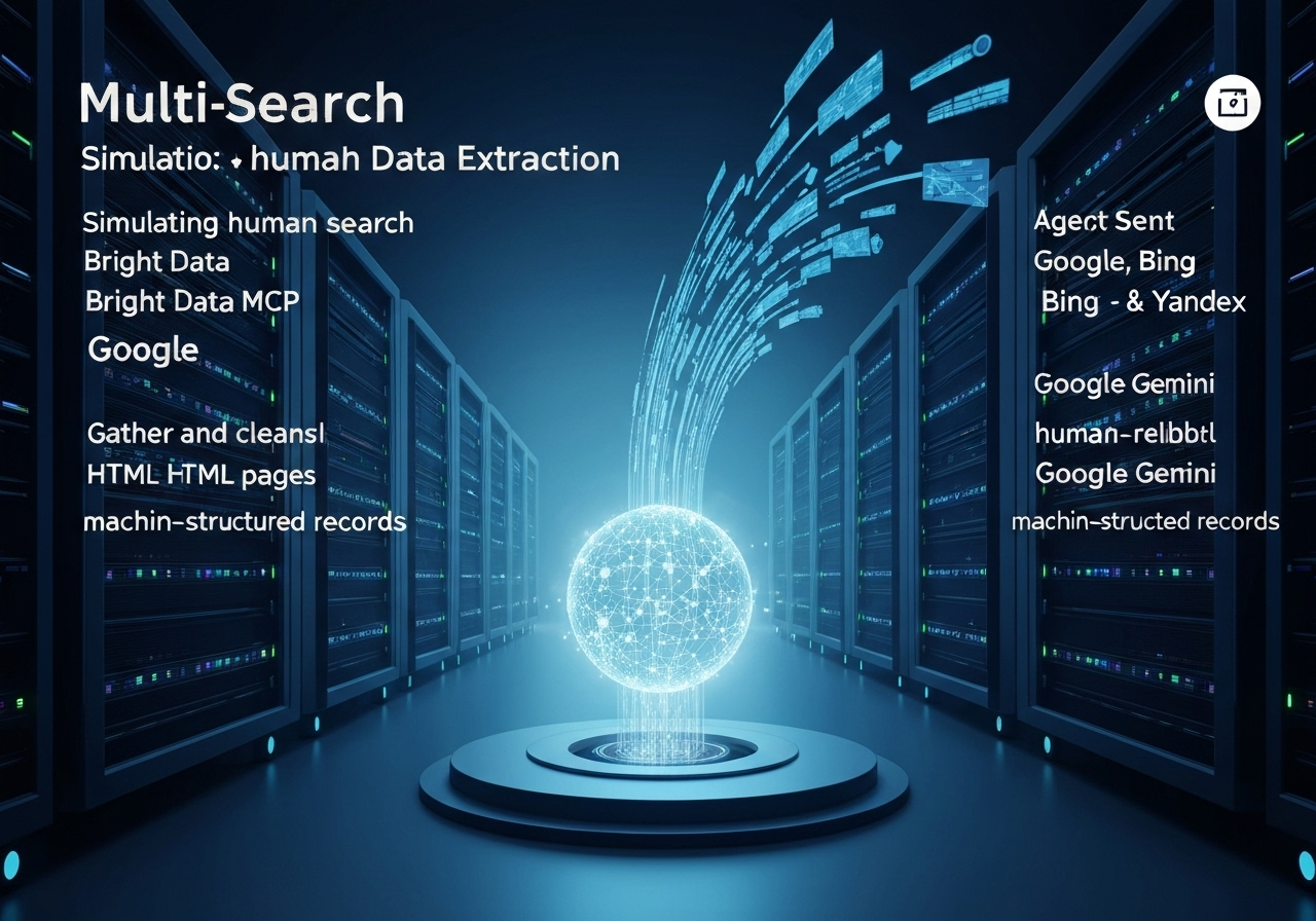 ИИ агент: Поиск и структурированная выдача из Google, Bing и Yandex