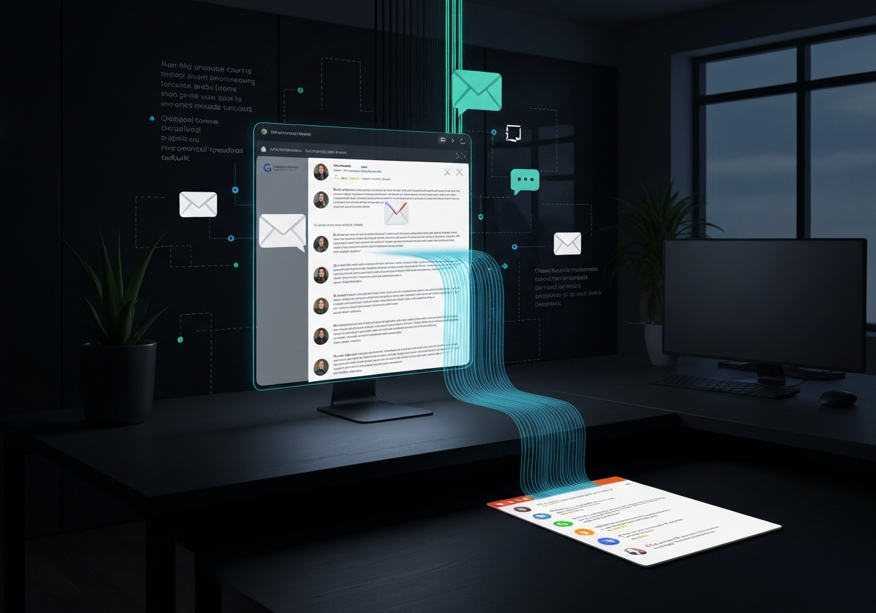 ИИ агент: Отвечает на письма с помощью GPT и ведёт журнал переписки