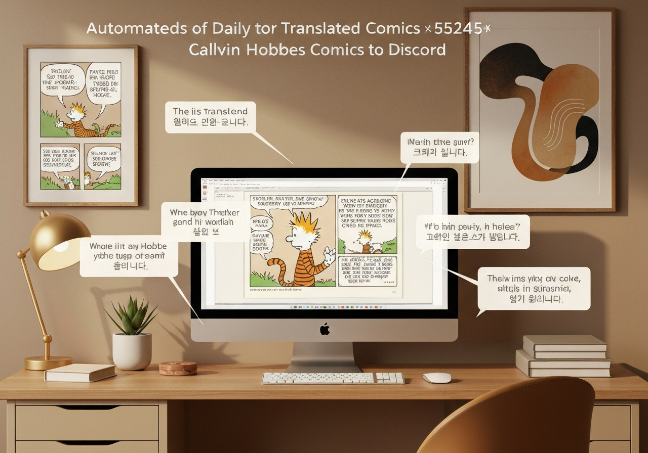 ИИ агент: Ежедневная отправка переводных комиксов в Discord