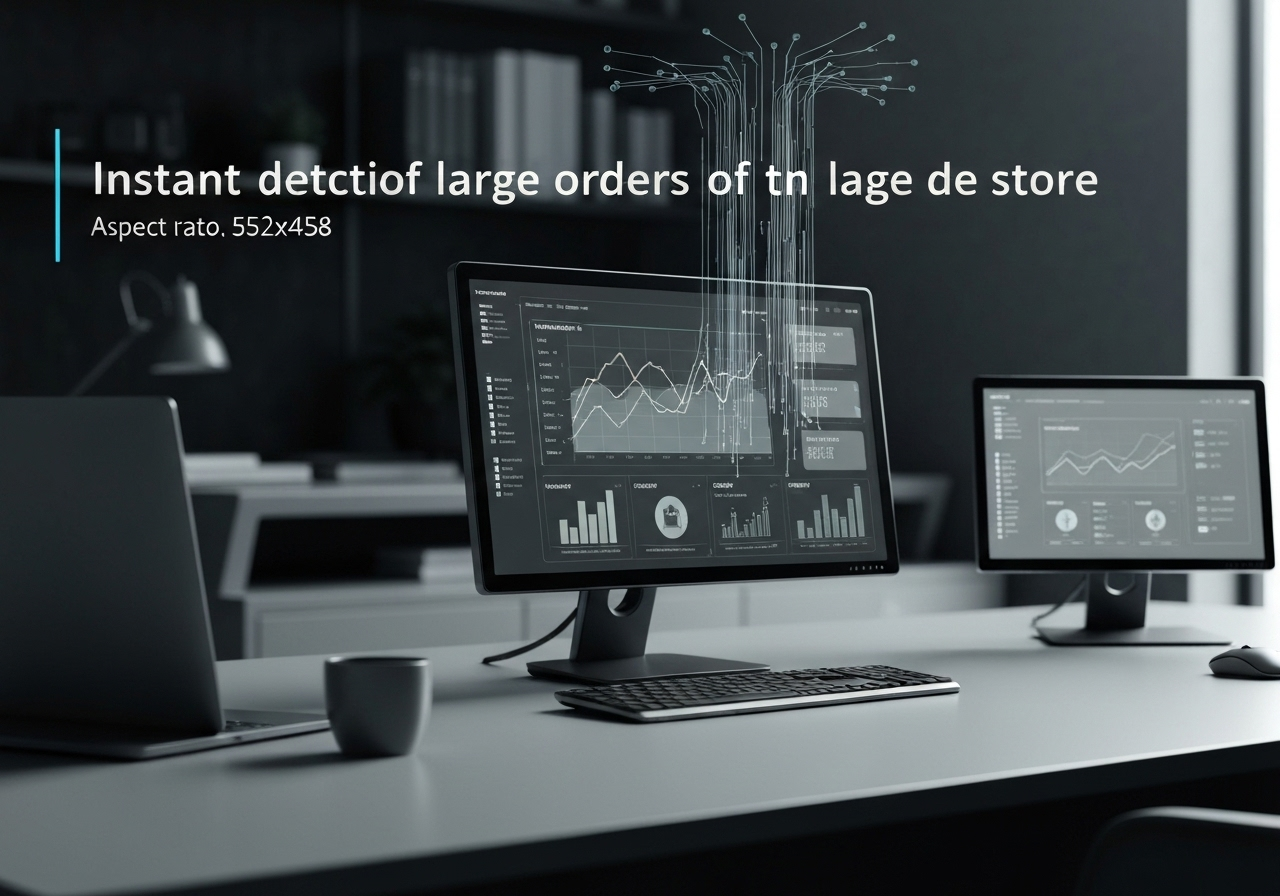 ИИ агент: Выявляет и оповещает о крупных e‑commerce заказах