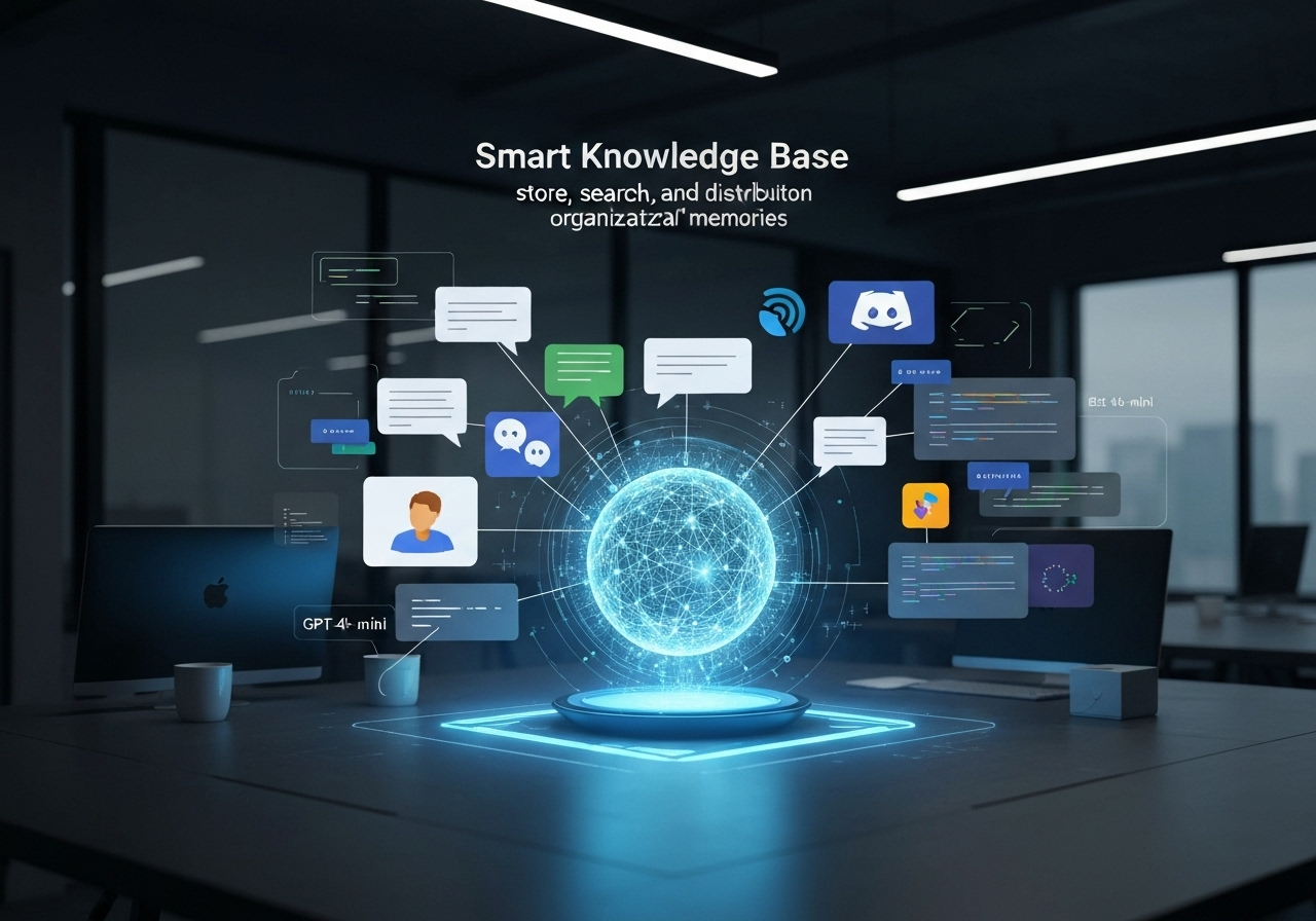 ИИ агент: База знаний в Google Docs с рассылкой и поиском через Discord