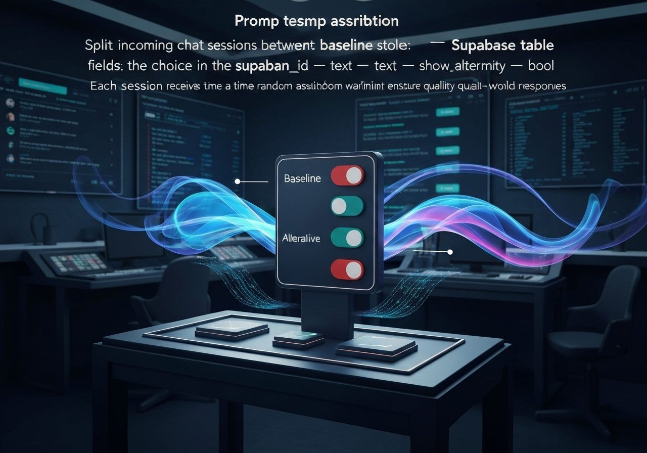 ИИ агент: Сплит-тест промптов в чате для объективной оценки ответов