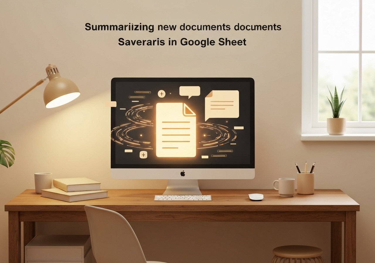 ИИ агент: Суммаризация новых документов Google Drive с записью в таблицу