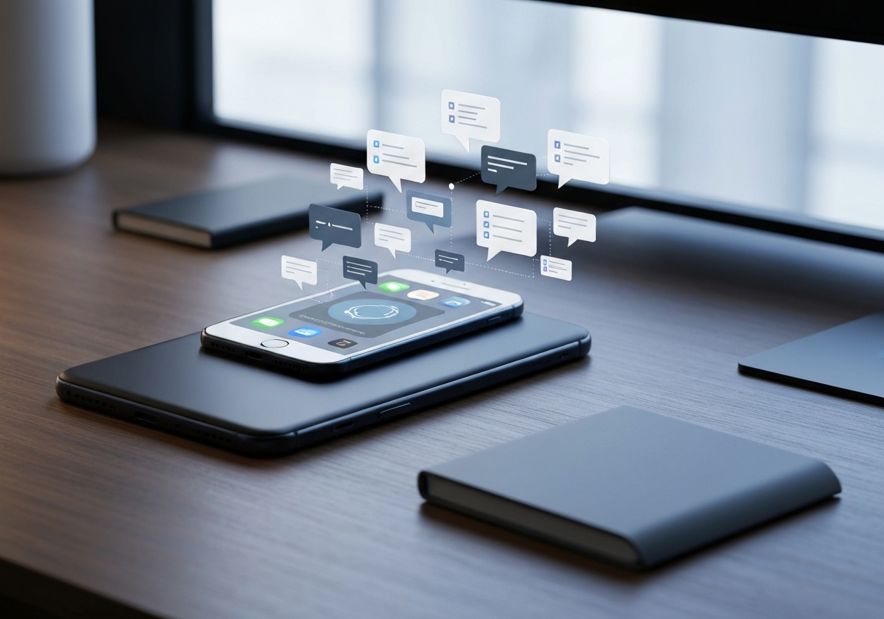 ИИ агент: Быстрое переключение между рабочим и личным контекстом на iPhone