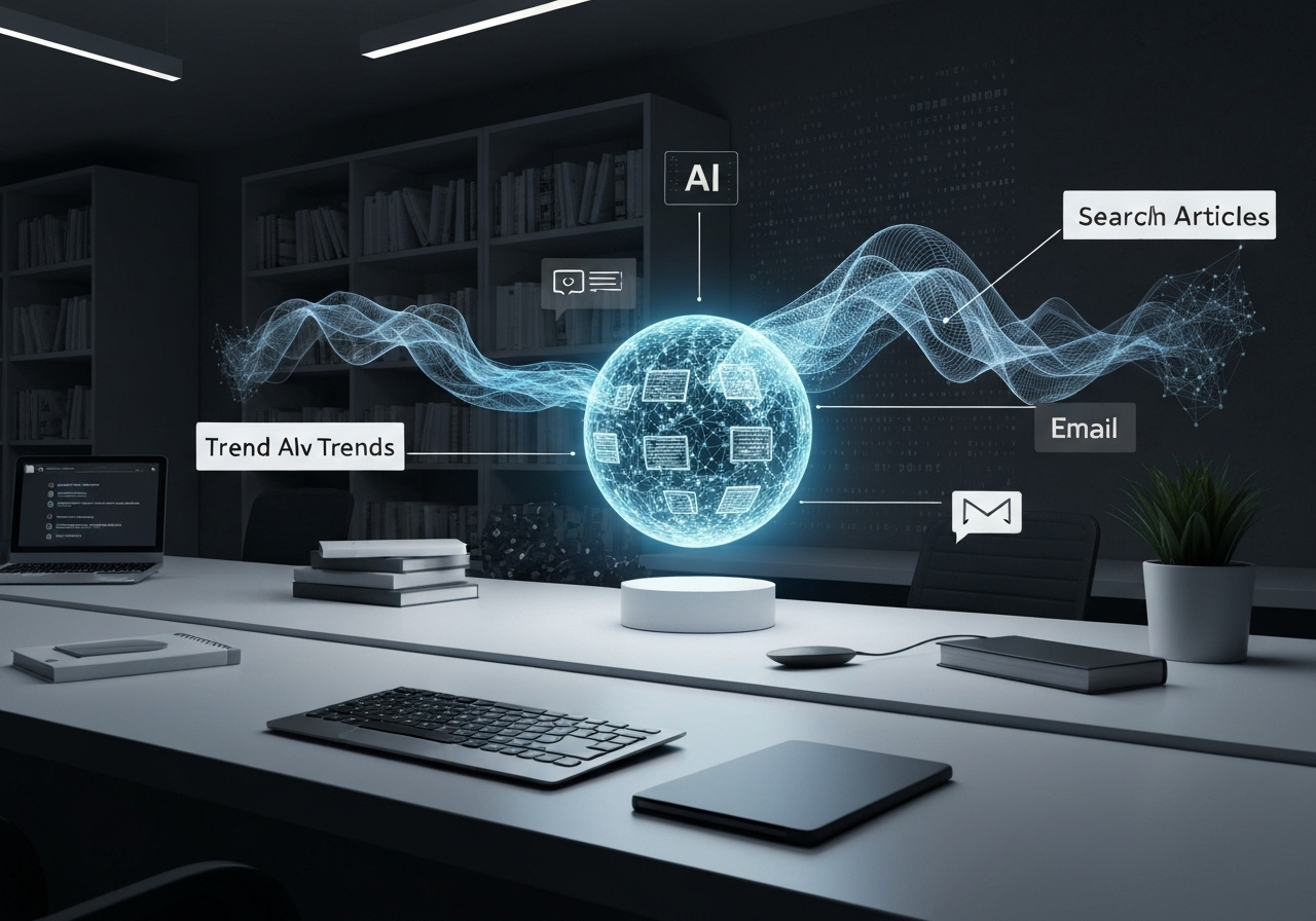 ИИ агент: Анализ трендов научных статей и рассылка новостей