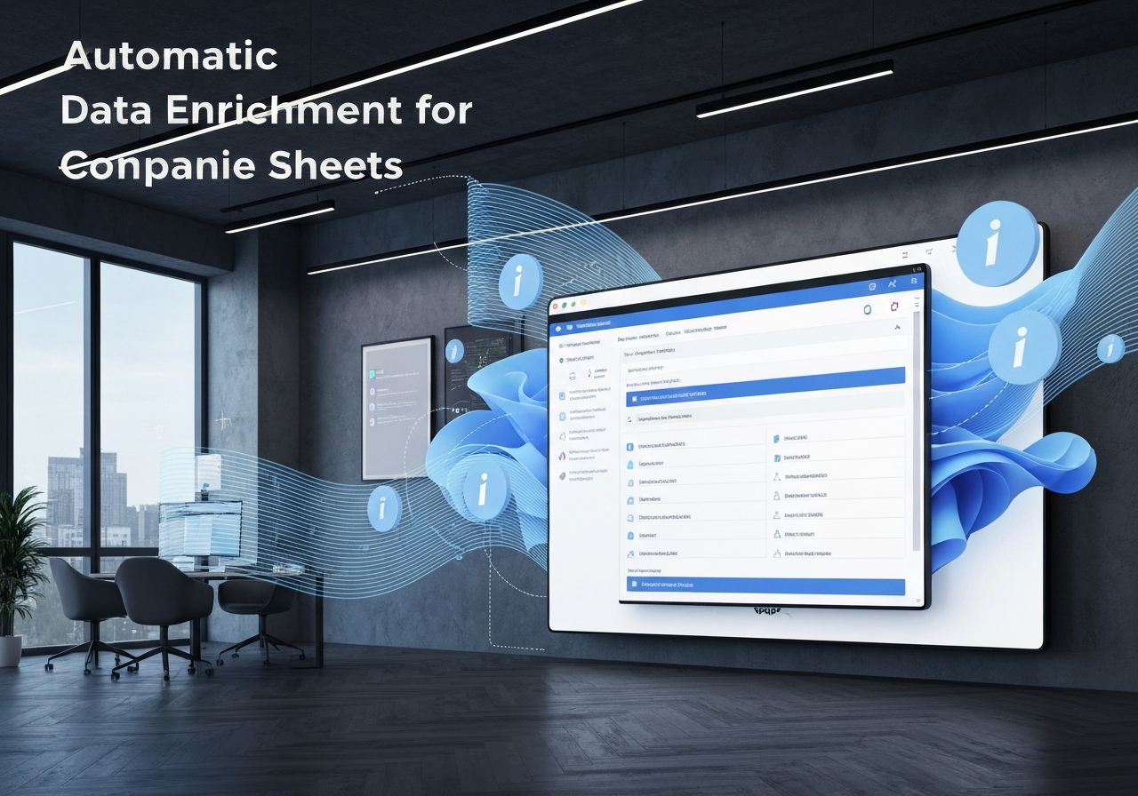 ИИ агент: Обогащение фирмографий компаний в Google Sheets