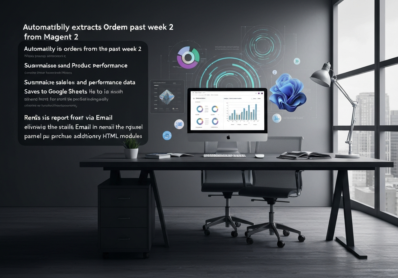 ИИ агент: Еженедельные отчёты продаж и разбор товаров для интернет‑магазина
