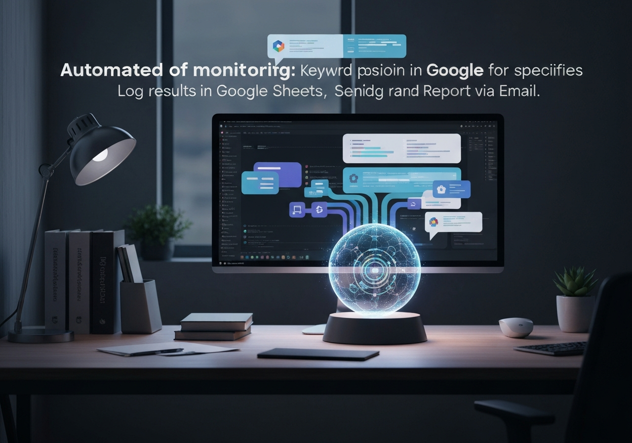 ИИ агент: Мониторинг позиций сайтов в Google с отчётом в Gmail