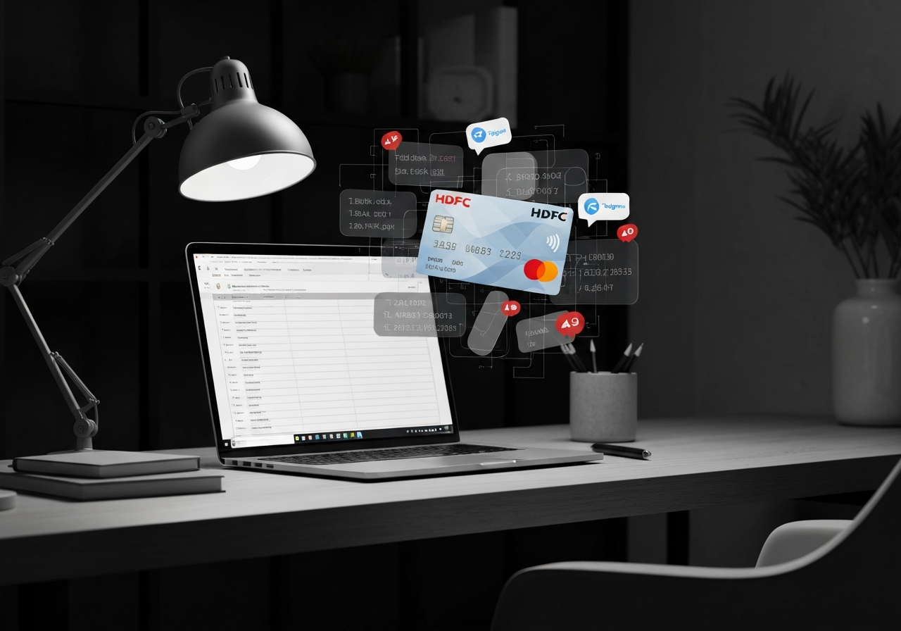 ИИ агент: Уведомления и учёт транзакций HDFC в Google Sheets и Telegram