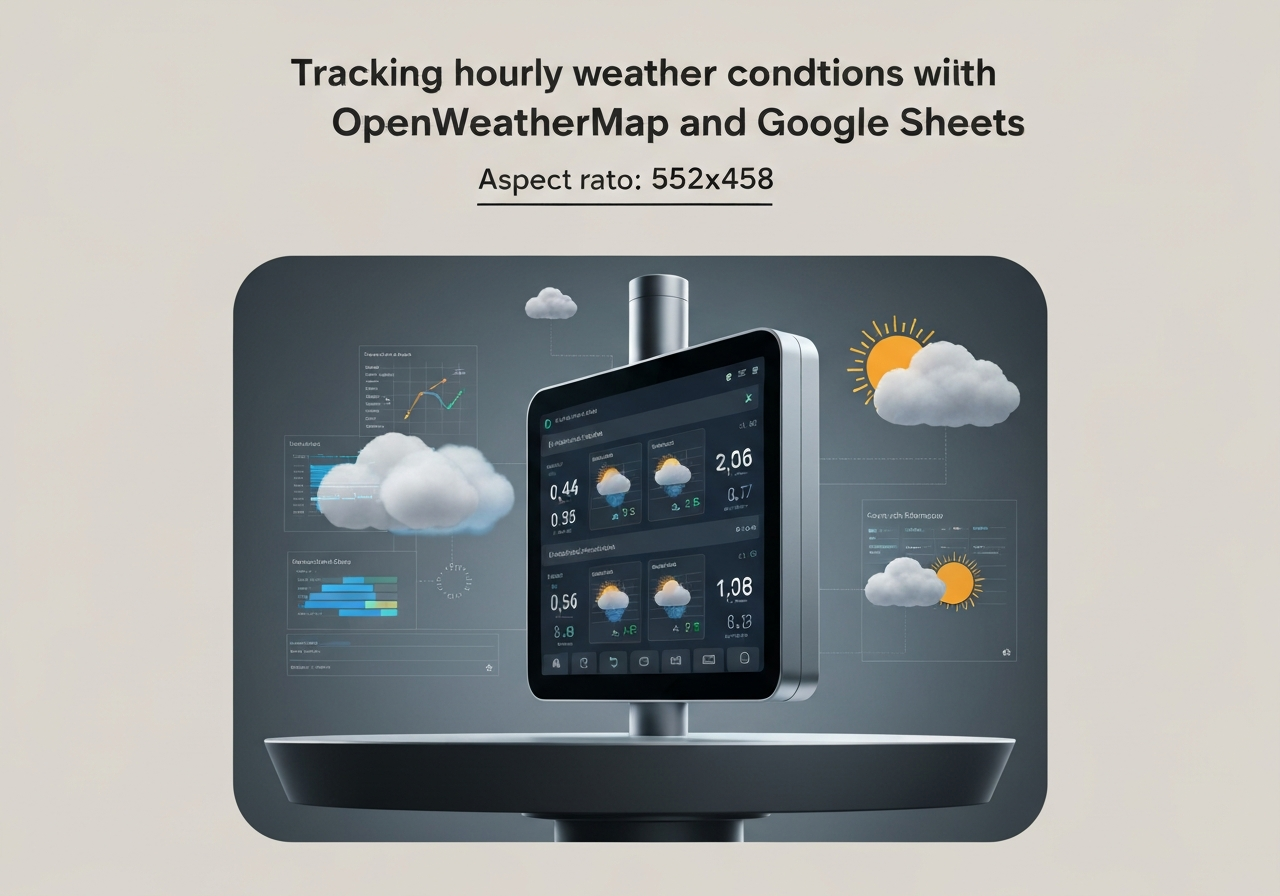 ИИ агент: Почасовой мониторинг погоды и запись в Google Sheets