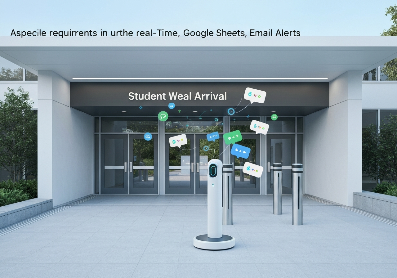 ИИ агент: Отслеживание прихода школьников по геолокации