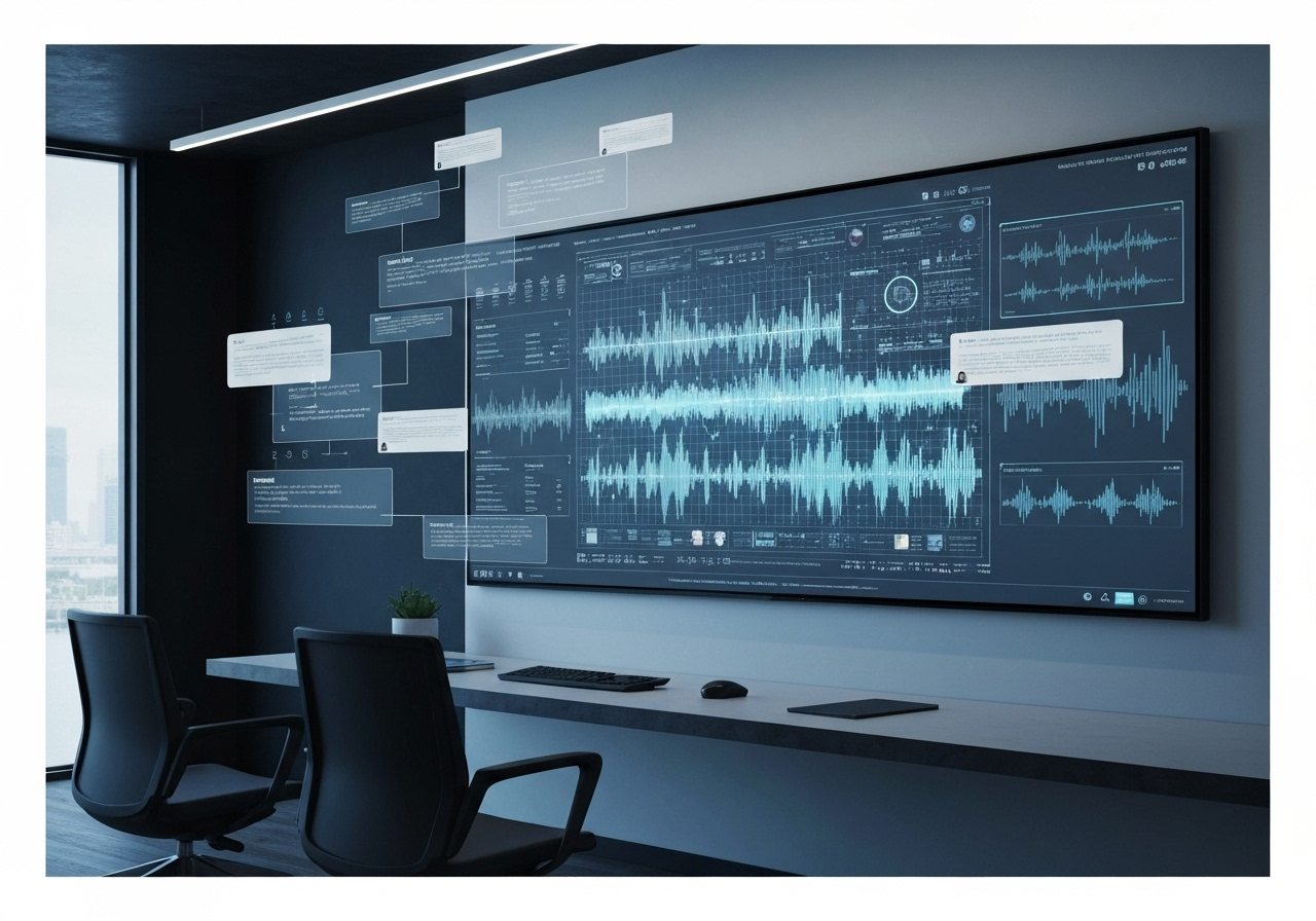 ИИ агент: Анализ и визуализация аудиопереговоров с глубокими инсайтами