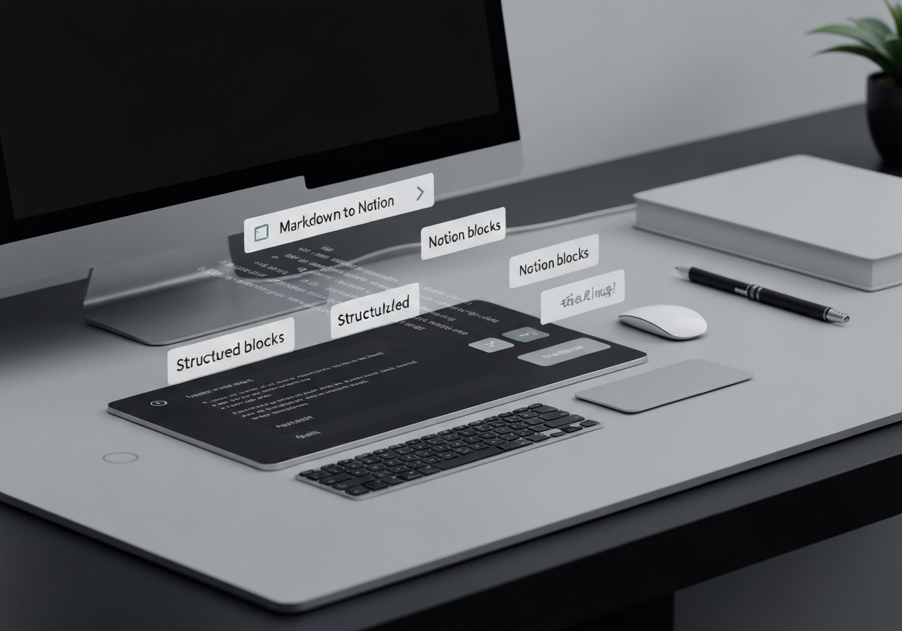 ИИ агент: Перенос Markdown в структурированные страницы Notion