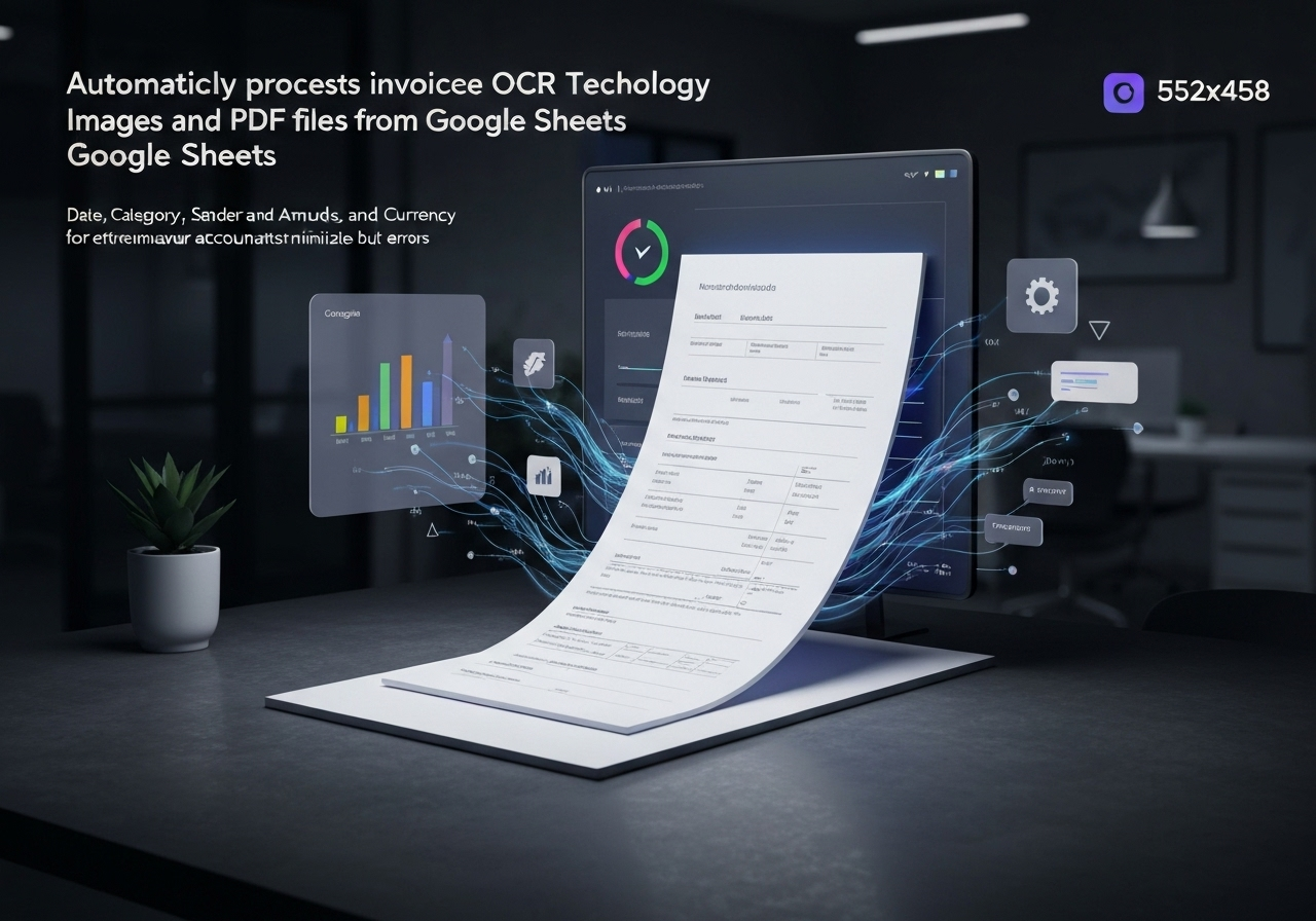 ИИ агент: Автоматическое извлечение данных из счетов и чеков в Google Sheets