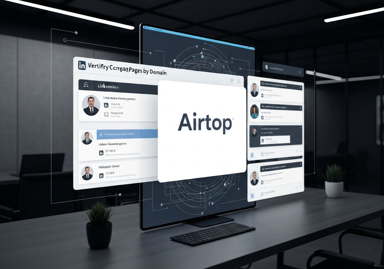 ИИ агент: Подтверждение LinkedIn компании по домену