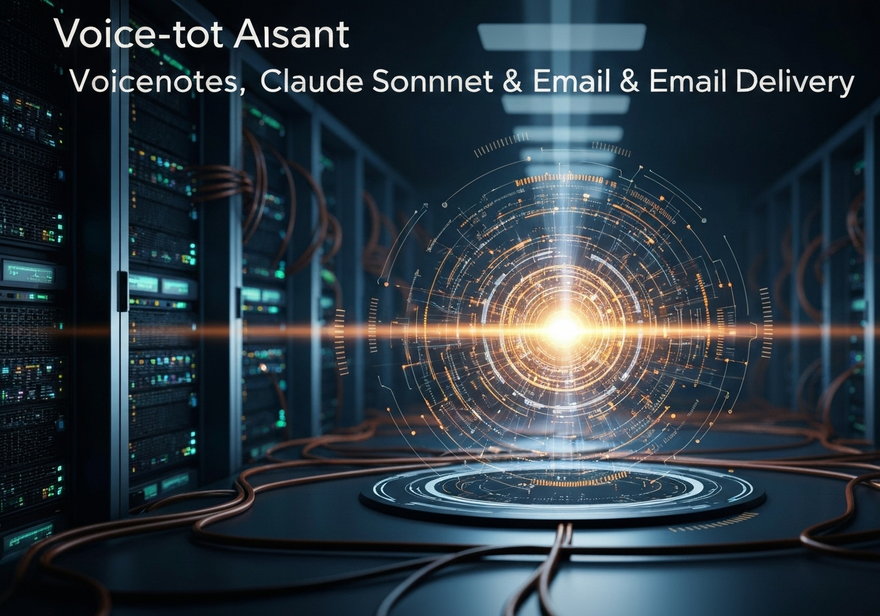 ИИ агент: Преобразует голосовые заметки в готовые ответы на почту и запись в базу