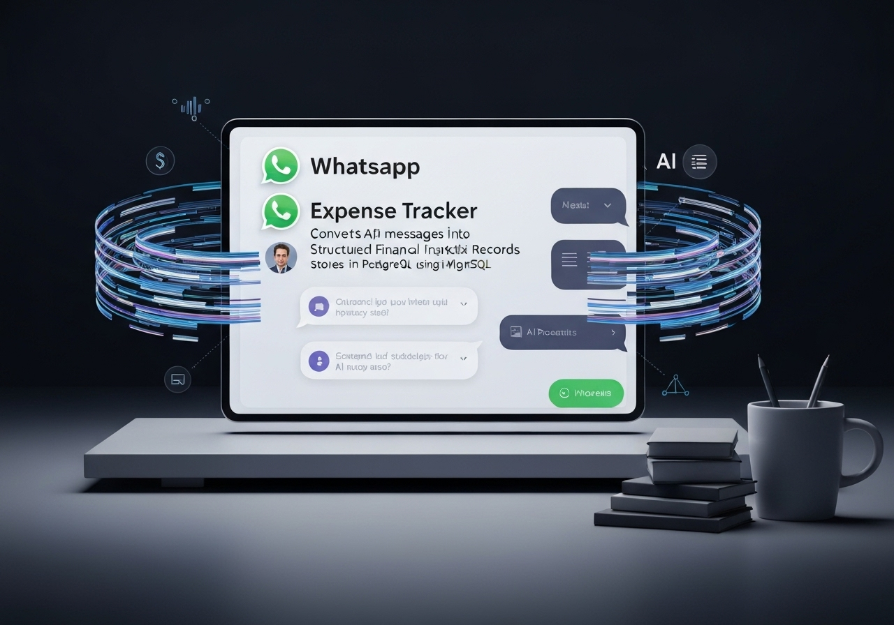 ИИ агент: Ведение расходов и мгновенные финансовые отчёты через WhatsApp