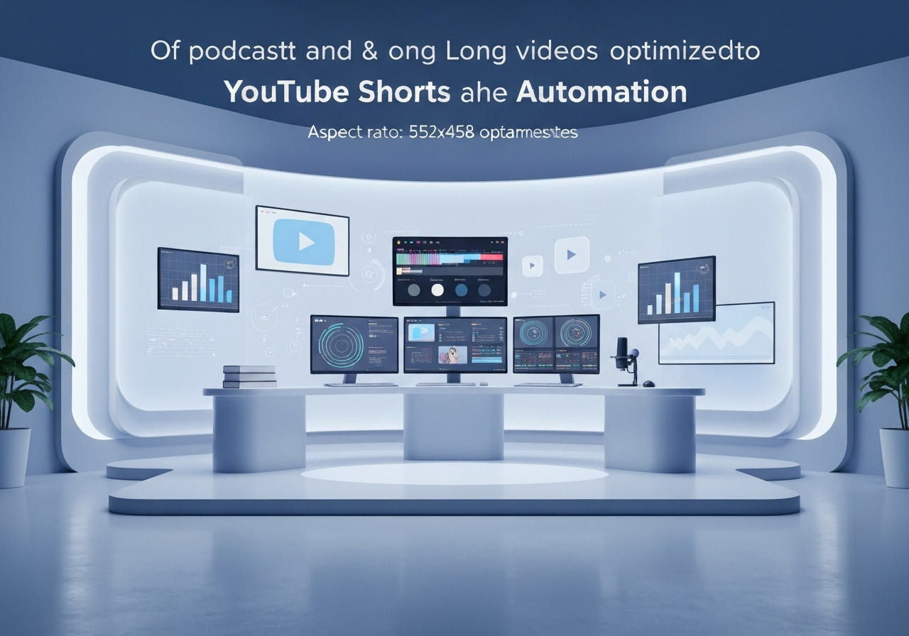 ИИ агент: Создает и публикует YouTube Shorts из подкастов и видео