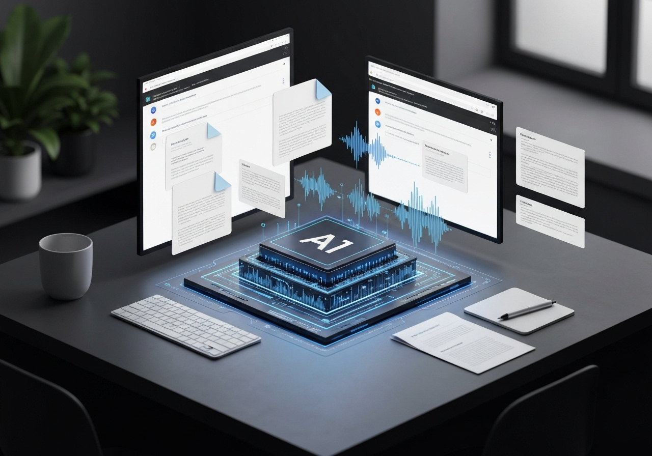 ИИ агент: Автоматическая расшифровка аудио и создание отчетов в Google Docs